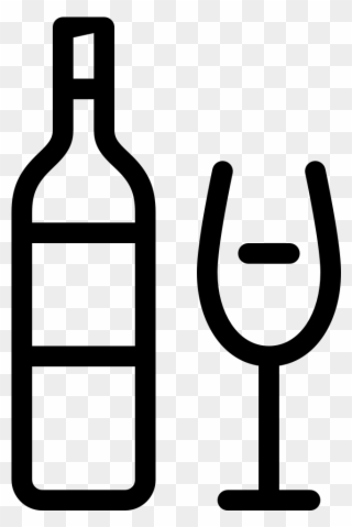 Drink Wine White Bottle Glass - Wine Clipart