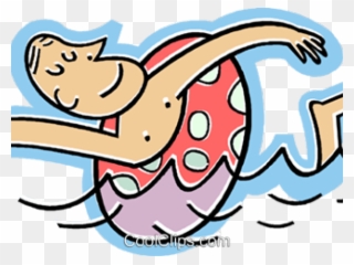 Man Clipart Swimming - Swimming Coloring In For Kindergarten - Png Download