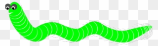 Worm Clipart Straight - Worm With Transparent Background - Png Download