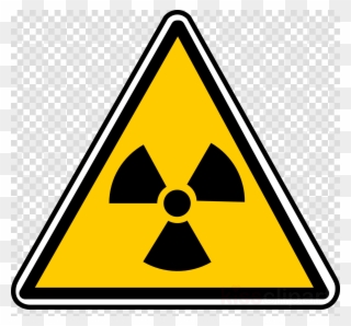 Danger Radiations Clipart Hazard Symbol Radioactive - Radioactive Trefoil - Png Download