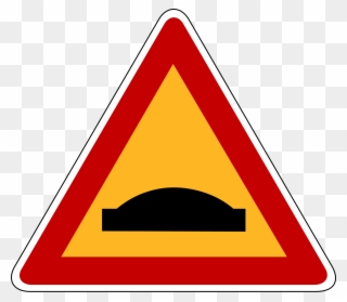 Speed Humps Sign Clipart