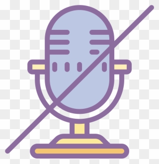 It's A Logo Of A Microphone - Microphone Line Icon Clipart
