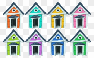 Seaside House Sf House Level 1 Colors - House Clipart