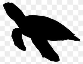 Seas Ilhouette Sea - Sea Turtle Silhouette Png Clipart