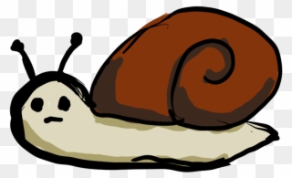 Snail Eating Algae Clipart