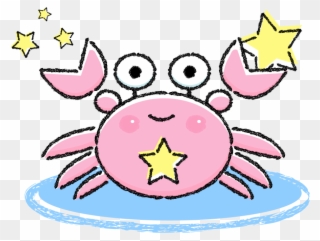 Constellation Cartoon Zodiac Clip Art Cute Crab - 星座我最大之巨蟹愛很大! - Png Download