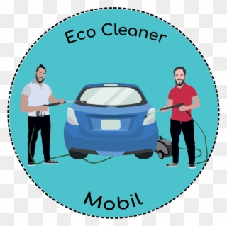 Eco Cleaner Mobil - Electric Car Clipart