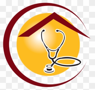 Home Health - Staffing - Education - Home Care - Emblem Clipart