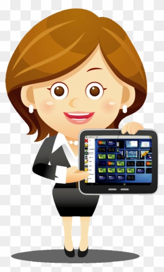 Image Result For Clip Art In Tablets In Classroom - Radix Smart Class - Png Download