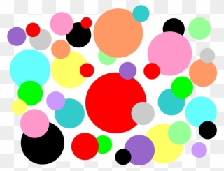 Dots Circles Pinterest - Color Scheme Clipart