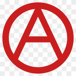 Traditionalanarchysymbol - Anarchy Symbol Red Clipart