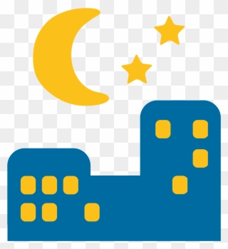 Open - Night Emoji Clipart