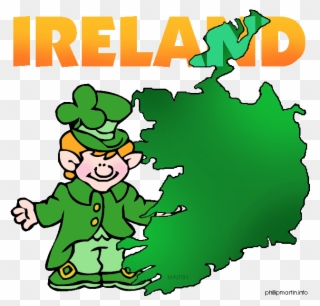 Irish Clip Art Ireland Map Clipart Kid - Map Ireland Clip Art - Png Download