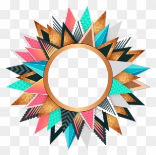 Circle Shape Cliparts 15, Buy Clip Art - Colorful Circle Border Png Transparent Png