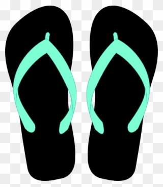 Slipper Flip-flops Sandal Footwear - Flip Flop Clipart Png Transparent Png