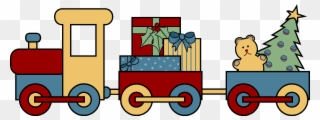 Train With Toys Clip Art - Png Download