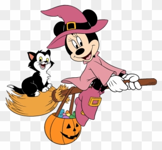 Download Minnie Mouse Witch Clipart Minnie Mouse Mickey - Minnie Mouse Halloween Clipart - Png Download