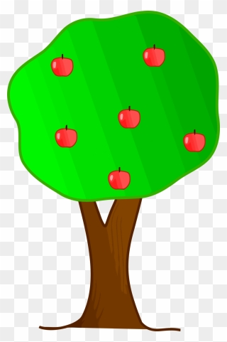 Cartoon Tree Images 15, Buy Clip Art - Cartoon Tree With Apples - Png Download