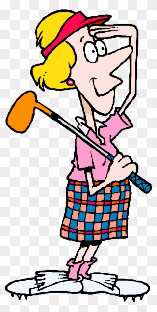 Free Images Download On Cartoon Clipart Library - Golf Clip Art Ladies - Png Download