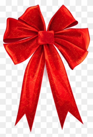Red Bows Clip Art - Red Bow Illustration Png Transparent Png