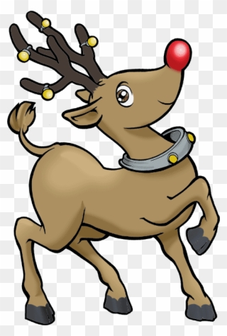 Reindeer Clip Art Free - Png Download
