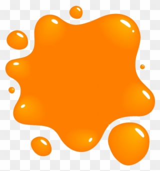 Paint Clipart Clipart Orange Splat Png Cliparts Co - Orange Paint Splash Clipart Transparent Png
