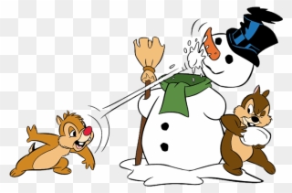 Winter Clipart Winter Clipart - Chip And Dale Winter - Png Download