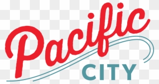 Pacific City Huntington Beach Logo Clipart