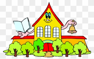 Download Yellow School House Clip Art Clipart School - School Report Card Clip Art - Png Download