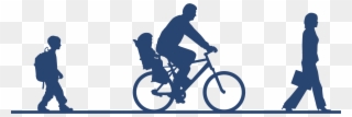 The Napier Avenue Pedestrian & Bicycle Plan Is A Community - Bicycle Clipart