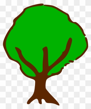 Tree Symbol For Maps Clipart