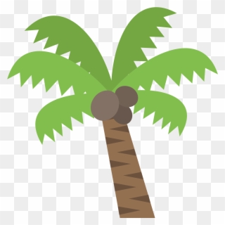 Palm Tree Cartoon 22, Buy Clip Art - Palm Tree Emoji - Png Download