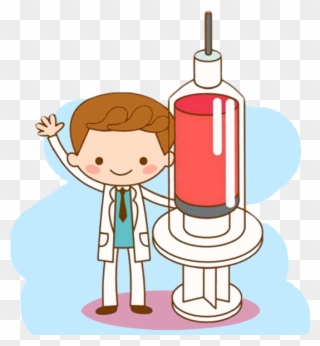 Picture Freeuse Library Cartoon Clip Art - Syringe Cartoon - Png Download