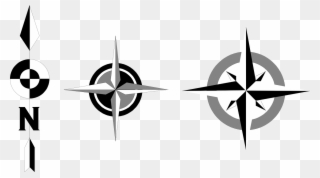 Compass Direction Symbols - Compass Rose Clipart