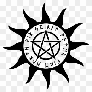 Pentacle Clipart Pagan - Wicca Symbol Png Transparent Png