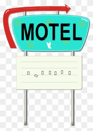 Overnight Accommodations Kandango K2r - Motel Sign Clip Art - Png Download