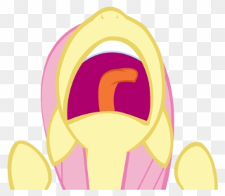 Friendship Clipart Cirlce - Fluttershy Screaming - Png Download