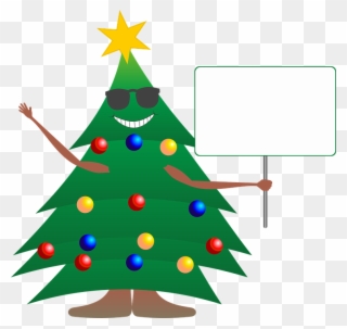 Christmas Tree Silhouette 19, Buy Clip Art - Christmas In July Tree - Png Download