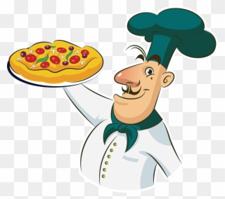 Pizza Chef Cooking Clip Art - Pizza Chefs Clipart - Png Download