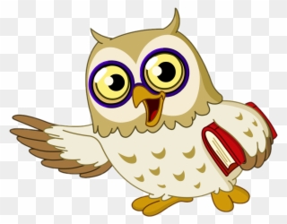 Wise Owl Cartoon Clipart Owl Clip Art - Cartoon Wise Owl - Png Download