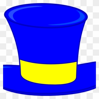 Top Hat Clipart Blue Top Hat Clip Art At Clker Vector - Six Thinking Hats Blue Hat - Png Download