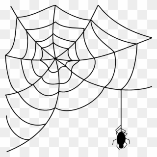 Spider Web Clipart - Spiderweb Clipart - Png Download
