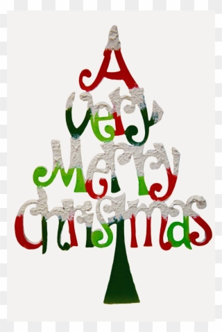 Xmas Stuff For Disney Merry Christmas Clip Art - Very Merry Christmas Tree - Png Download