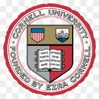 Founded In 1865 By Ezra Cornell, The Cornell University - Cornell University Seal Clipart