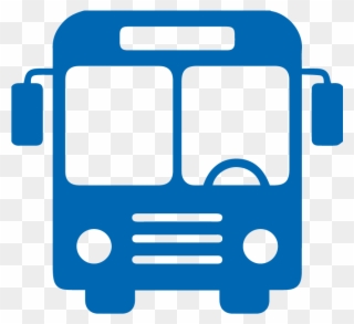 Bus Graphic - Blue Bus Icon Png Clipart