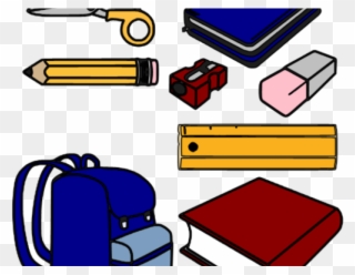 School Clipart Clipart Thing - School Supplies Clipart - Png Download