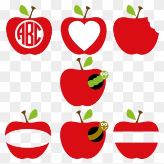 Download Pencil Apple Teacher Monogram Svg Frames Monogram Online Sb3955 Coral Folding Purse Hanger Personalized Clipart 41393 Pinclipart