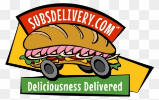 Sandwich Clipart Hoagie - Sub Delivery - Png Download