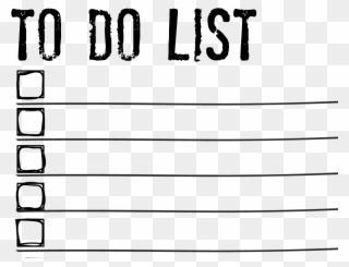 Things To Do List Clipart Cro - Do List - Png Download