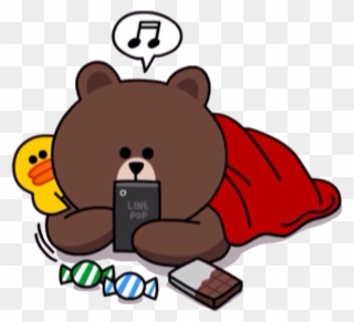 Line Sold $268 Million Worth Of Stickers Last Year - Line Sticker Brown Special Edition Clipart
